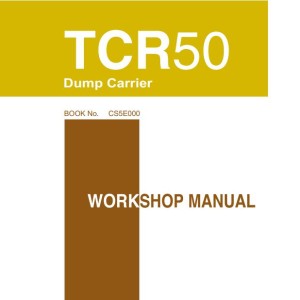 Takeuchi TCR50 Operators Parts Workshop Manual