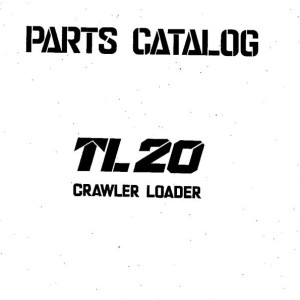 Takeuchi TL20 Parts Manual