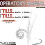 Takeuchi Track Loader TL8 TL10 TL12 Operator Parts Workshop Manual