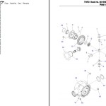Takeuchi TW50 Parts Manual