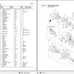 Isuzu Engine C240PKJ Series For TCM FD15C9H To FD30T6 Parts Catalog PE-C240PKJ-1C