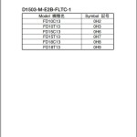 Kubota Engine D1503-M-E2B-FLTC-1 For TCM FG10 FG15 FG18C13-T13 Parts Catalog PE-D1503-M-E2B-FLTC-1A