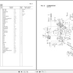 Nissan Engine K21 K25 For TCM FG20C13 To FHG30W3 Parts Catalog PE-K21-1B