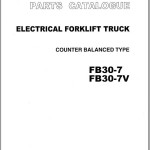 TCM FB30-7 FB30-7V Parts Catalog PB-81UB