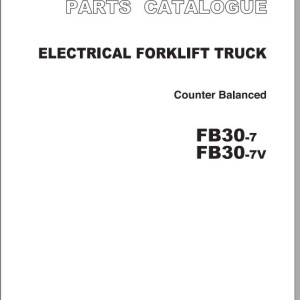TCM FB30-7 FB30-7V Parts Catalog PB-81UD
