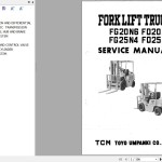 TCM FD20Z3 FD25Z3 FG20N6 FG25N4 Service Manual