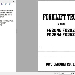 TCM FD20Z3 FD25Z3 FG25N4 FG20N6 Service Manual MBF-345AE