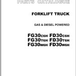 TCM FD30 FG30C6H-T6H-W6H Parts Catalog PF-37FC