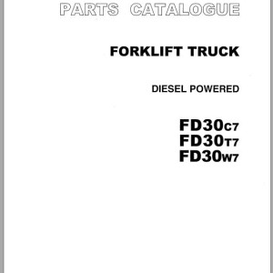 TCM FD30C7 FD30T7 FD30W7 Parts Catalog PF-42PA