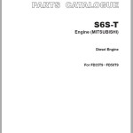 TCM FD35T9-FD50T9 Mitsubishi Engine S6S-T Parts Catalog PCECH-44B180