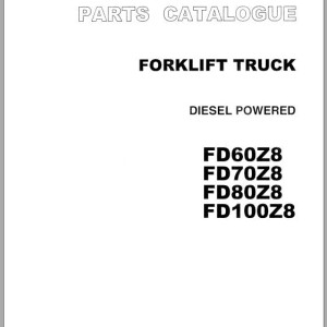 TCM FD60Z8 FD70Z8 FD80Z8 FD100Z8 Parts Catalog PF-30CG