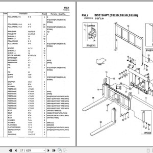 TCM FG20C17 To FD30W6H Attachment Parts Catalog PA-36AA