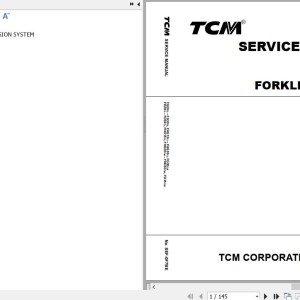 TCM FHD15T3 FHG15T3 FD35T3S FG35T3S Service Manual SEF-0F7BE