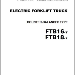 TCM FTB16-7 FTB18-7 Parts Catalog PB-83AC