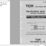 TCM Transmission 356-25 248-25 Shop Manual MU-35625AE