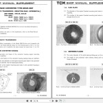 TCM Transmission 356-25 248-25 Shop Manual MU-35625AE