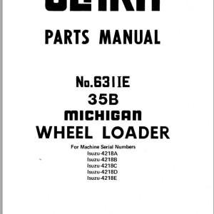 Clark 35B Parts Manual 631IE