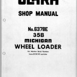 Clark 35B Shop Manual 637BE
