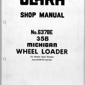 Clark 35B Shop Manual 637BE