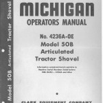 Clark 50B Operator's Manual 4236A-OE