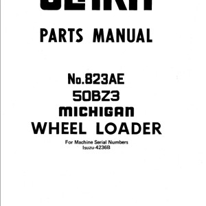 Clark 50BZ3 Parts Manual 823AE