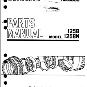 TCM 125B 125BN Parts Manual 865C