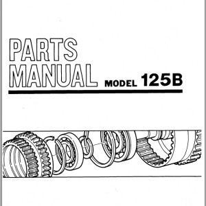 TCM 125B Parts Manual 439A