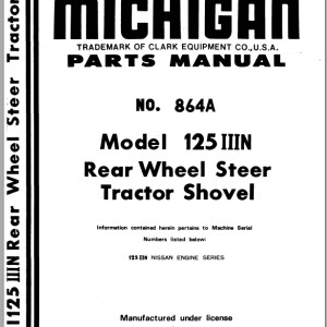 TCM 125IIIN Parts Manual 864A