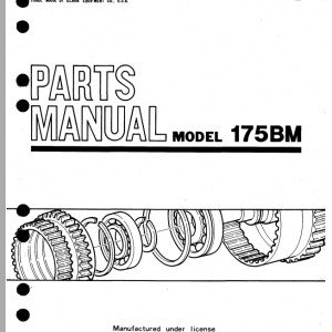 TCM 175BM Parts Manual 874C