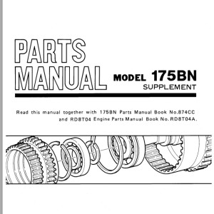 TCM 175BN Parts Manual Supplement 874CC-1