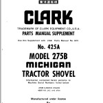TCM 275B Parts Manual Supplement 425A