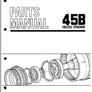 TCM 45B Isuzu Parts Manual 622B