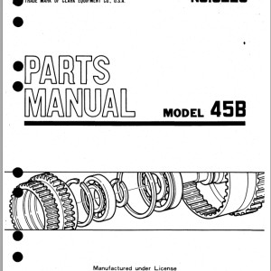 TCM 45B Parts Manual 622C