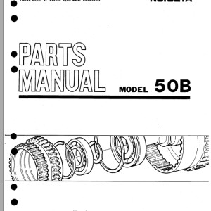 TCM 50B Parts Manual 821A