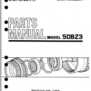 TCM 50BZ3 Parts Manual 823A