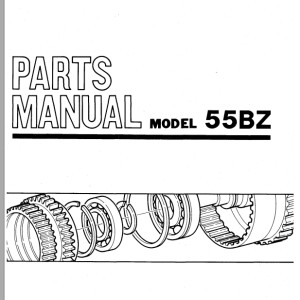 TCM 55BZ Parts Manual 838A