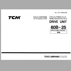TCM 60B-25 Parts Manual PU-60B25AE