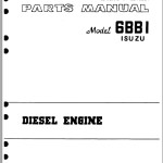 TCM 6BBI Isuzu Parts Manual ESA-6BB1