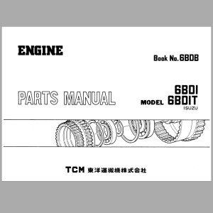 TCM 6BDI 6BDIT Isuzu Parts Manual 6BDB