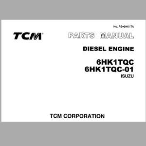 TCM 6HK1TQC 6HK1TQC-01 Isuzu Parts Manual PE-6HK1TA