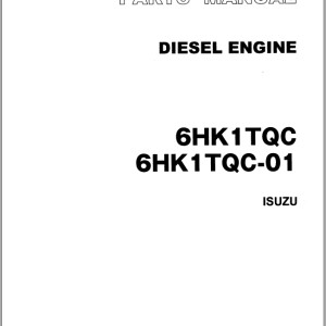 TCM 6HK1TQC 6HK1TQC-01 Isuzu Parts Manual PE-6HK1TB