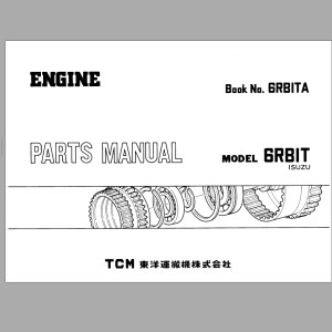 TCM 6RBIT Isuzu Parts Manual 6RBITA
