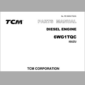 TCM 6WC1TQC Isuzu Parts Manual PE-6WG1TQCA