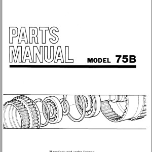TCM 75B Parts Manual 849EC