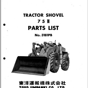 TCM 75III Parts List 3181PB