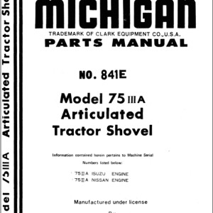 TCM 75IIIA Parts Manual 841E