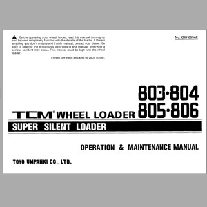 TCM 803 804 805 806 Operation And Maintenance Manual OW-605AE