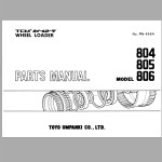 TCM 804 805 806 Parts Manual PW-606A