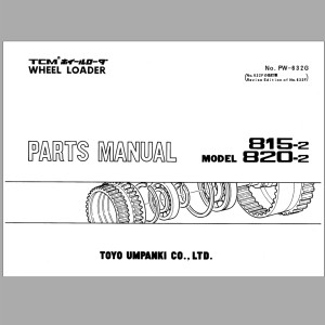 TCM 815-2 820-2 Parts Manual PW-632G