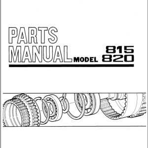 TCM 815 820 Parts Manual 626B